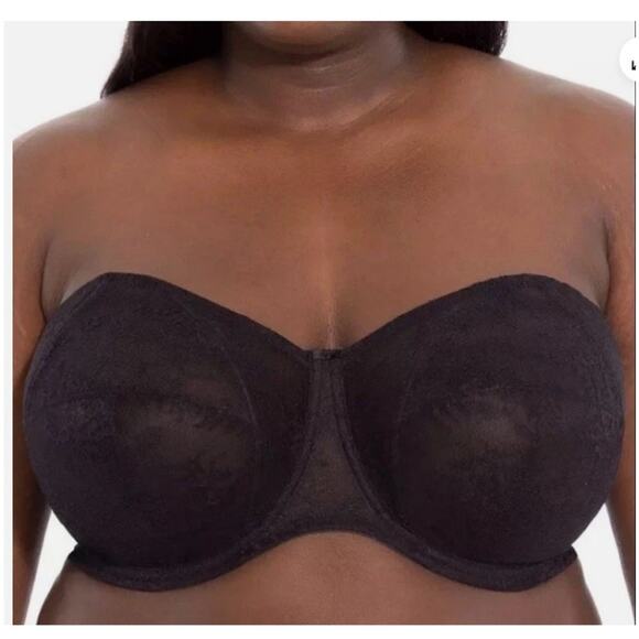 Goddess NWT Size 34I Verity GD700213 Black Underwire Full Coverage Strapless Bra - Picture 1 of 8